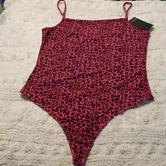 Free Press leopard print body suit - Picture 1 of 3